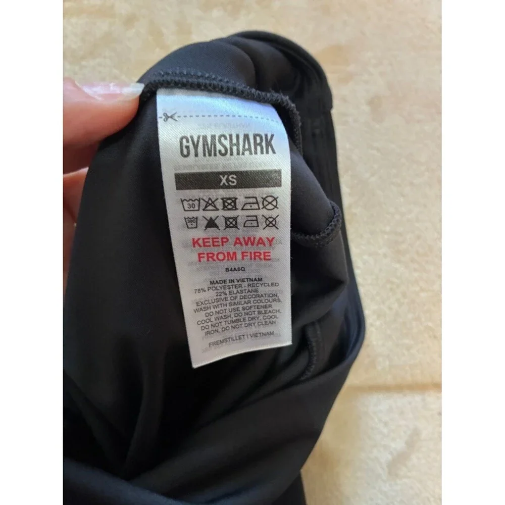 Gymshark Black High Waist Scrunch Butt Leggings XS